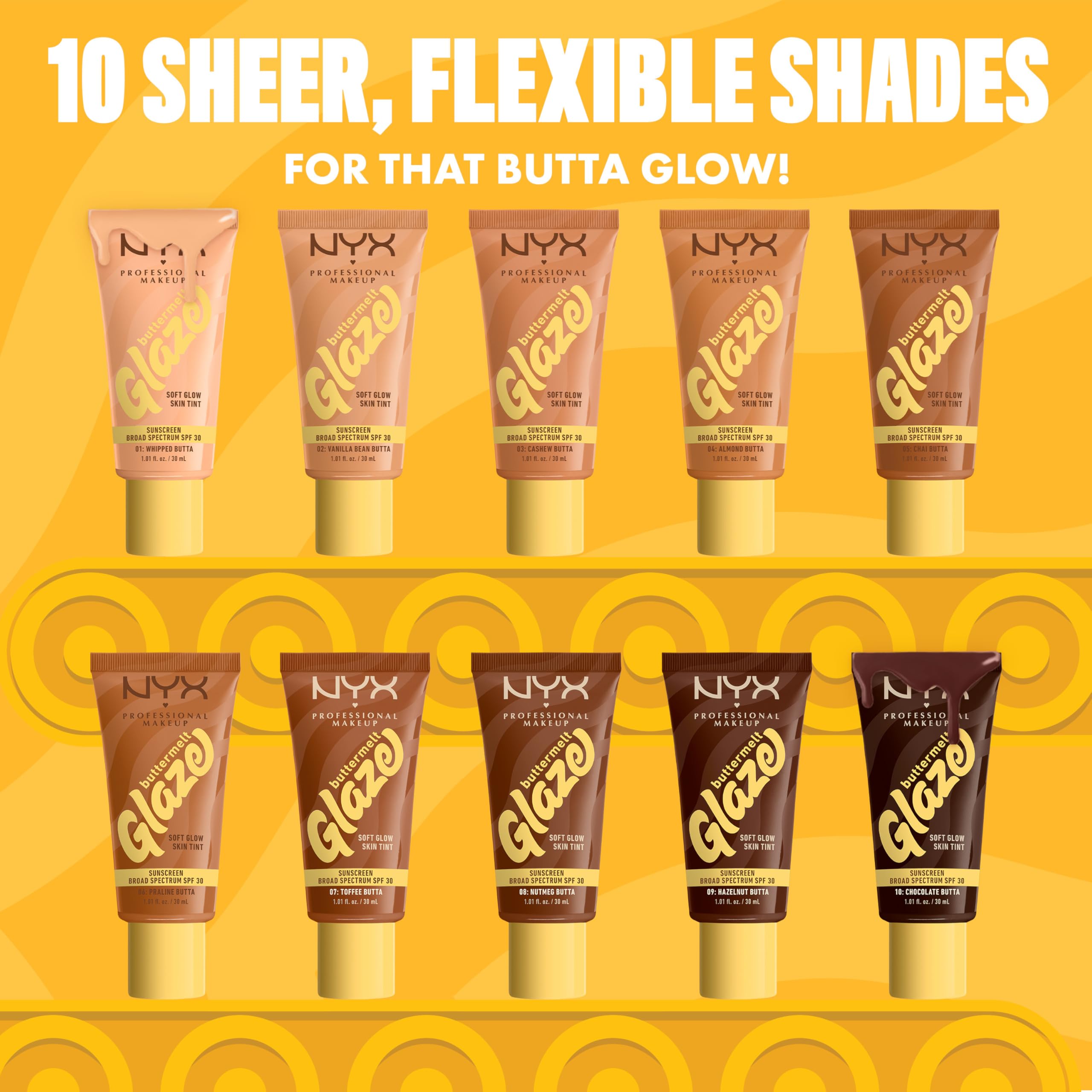 NYX Buttermelt Glaze, uso diario para unificar tono.