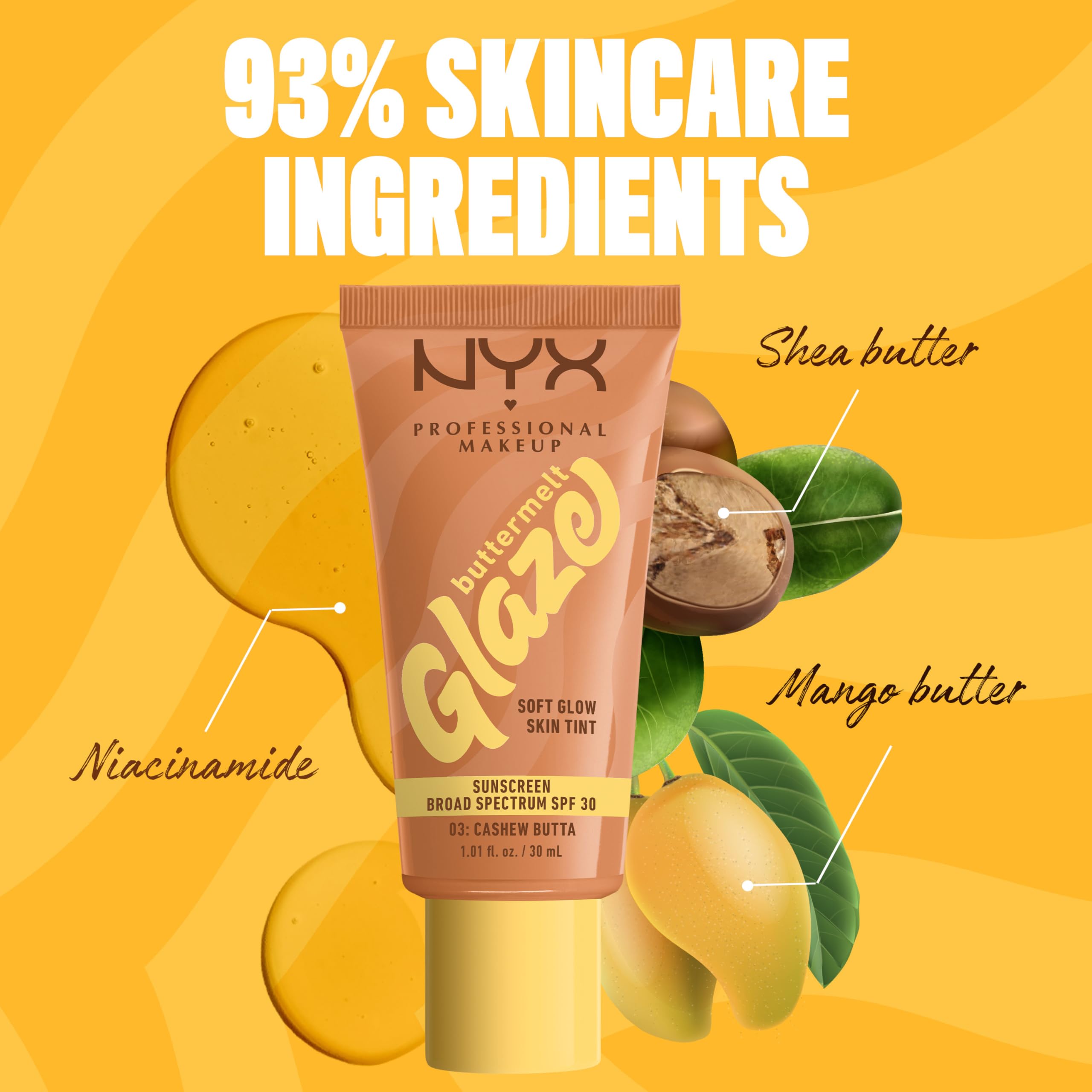 NYX Buttermelt Glaze, cobertura duradera sin sobrecargar la piel.