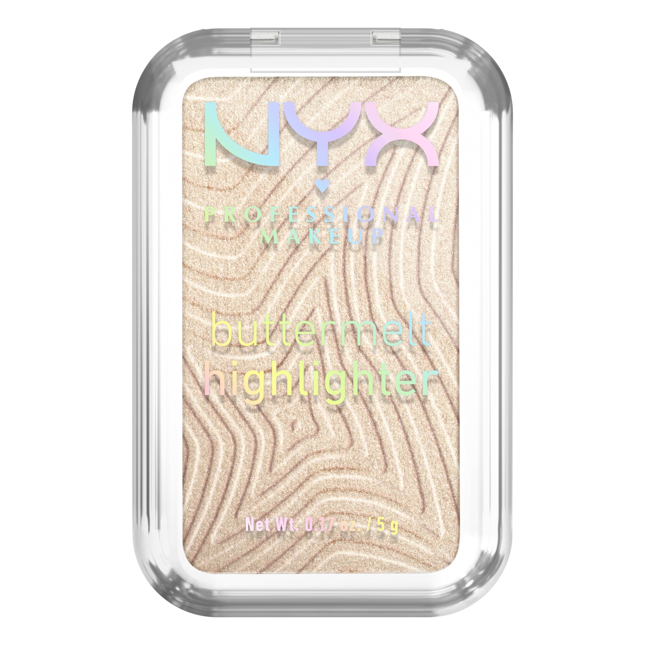 NYX Buttermelt iluminador brillos nacarados para rostro con resplandor suave