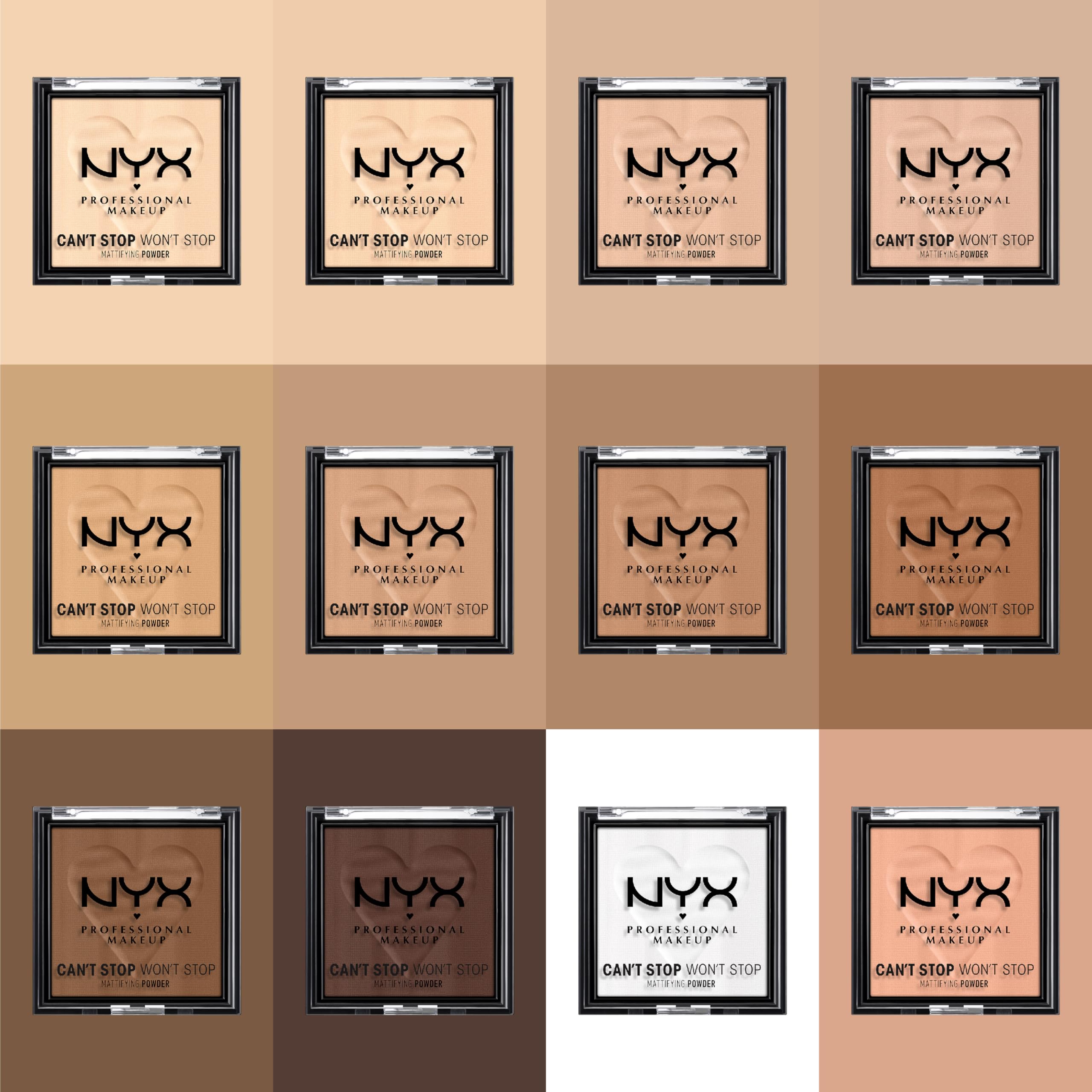 NYX Can't Stop Won't Stop Complementa tu rutina de maquillaje para un look completo.