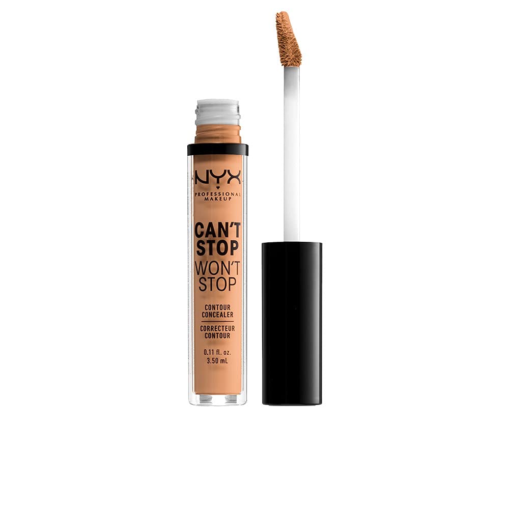 NYX Can't Stop Won't Stop Concealer in Soft Beige for full coverage and all-day wear