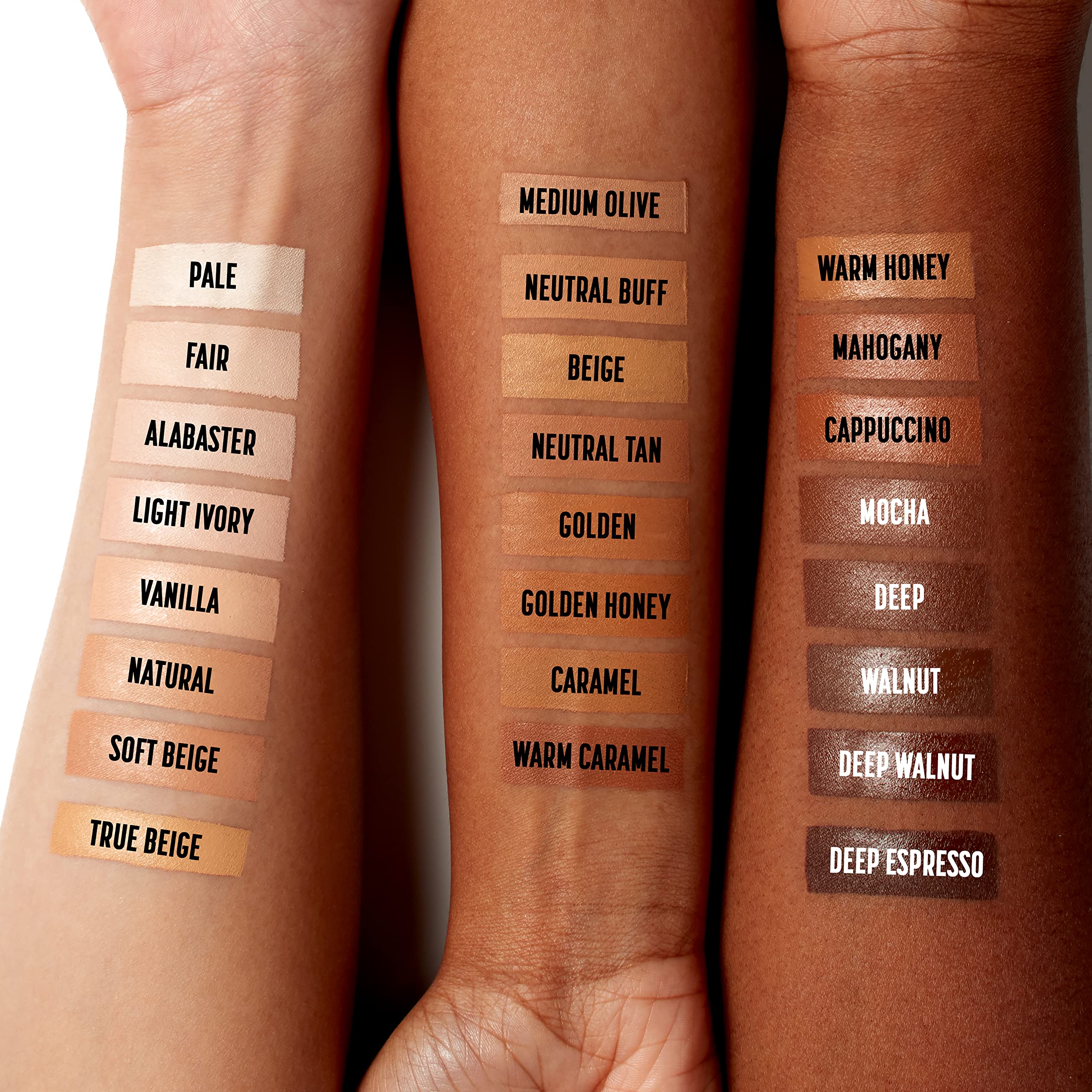 Waterproof NYX Can't Stop Won't Stop Concealer for all-day wear.