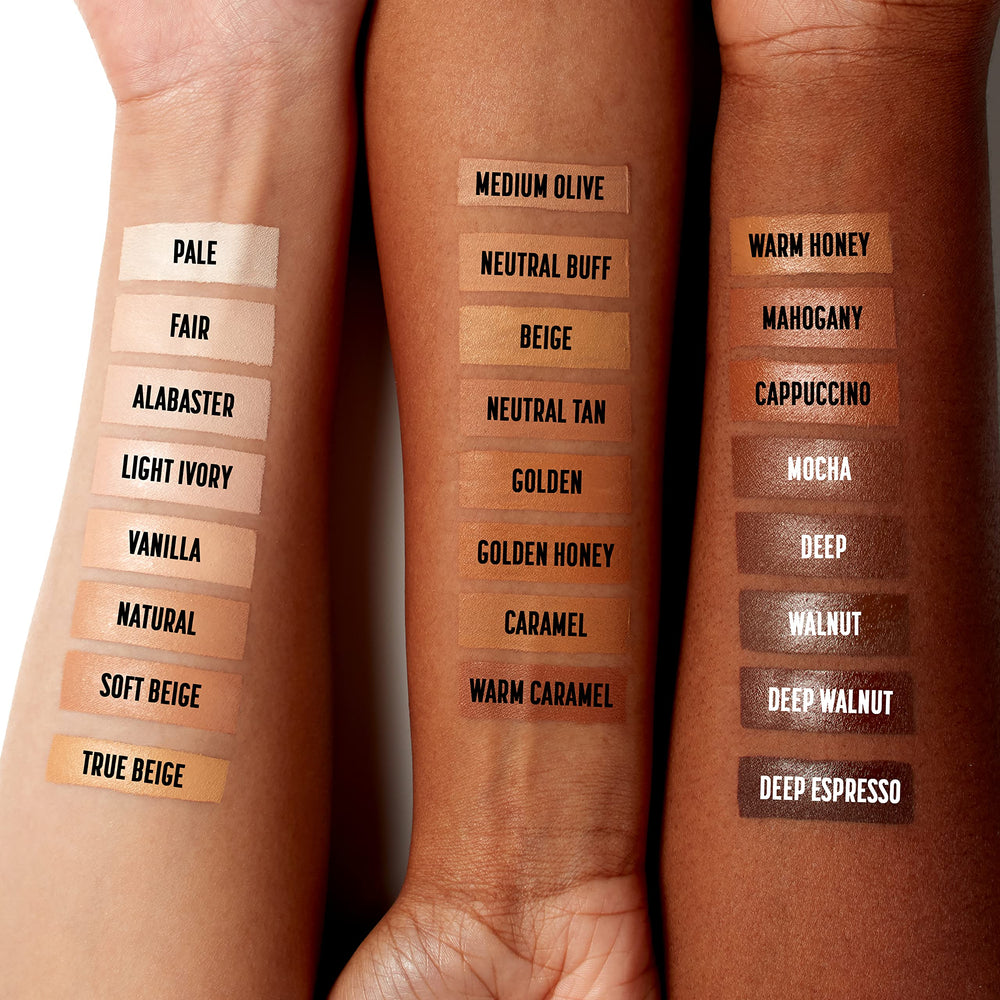 NYX Can't Stop Won't Stop contour concealer on cheekbones for sculpted definition