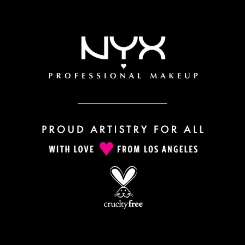 NYX Can't Stop Won't Stop cruelty-free label on makeup
