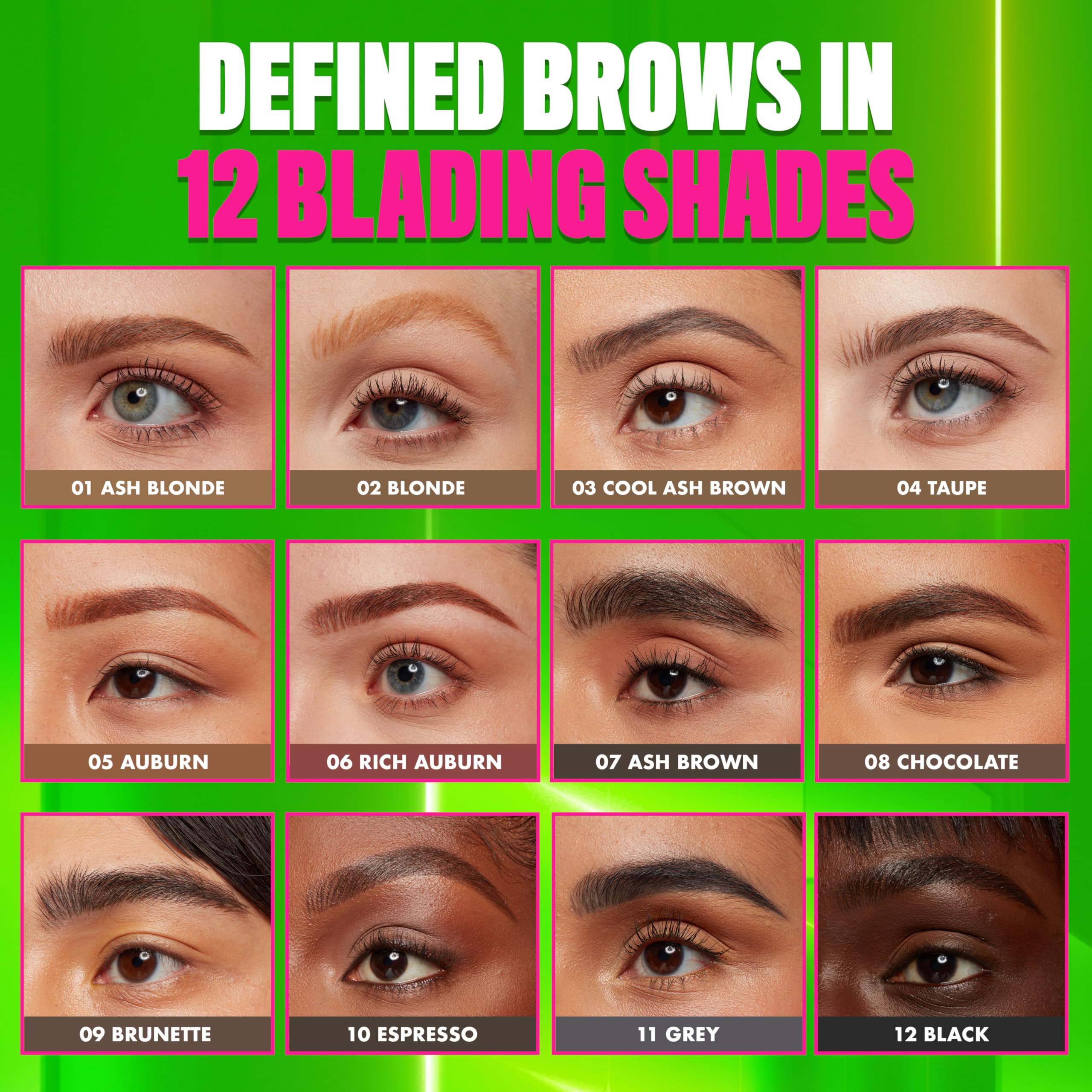 Hasta 16 horas de durabilidad para cejas sin retoques.