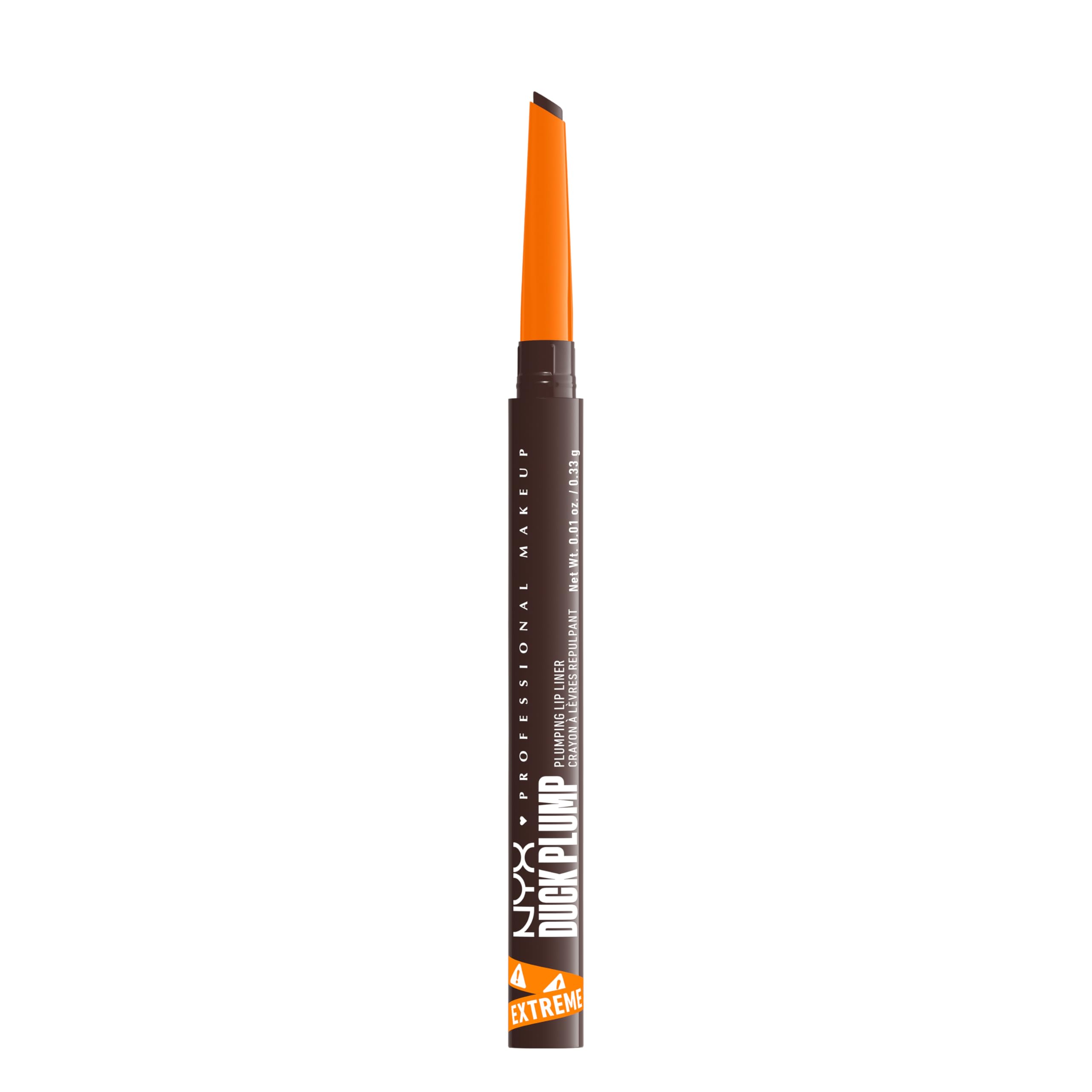 Delineador labial NYX Duck Plump con dos bordes para trazos precisos y durabilidad