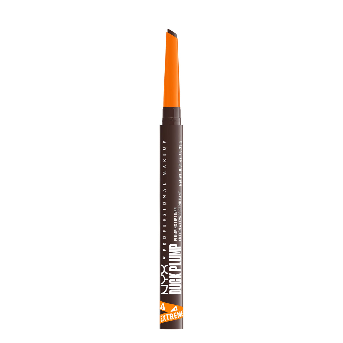 Delineador labial NYX Duck Plump con dos bordes para trazos precisos y durabilidad