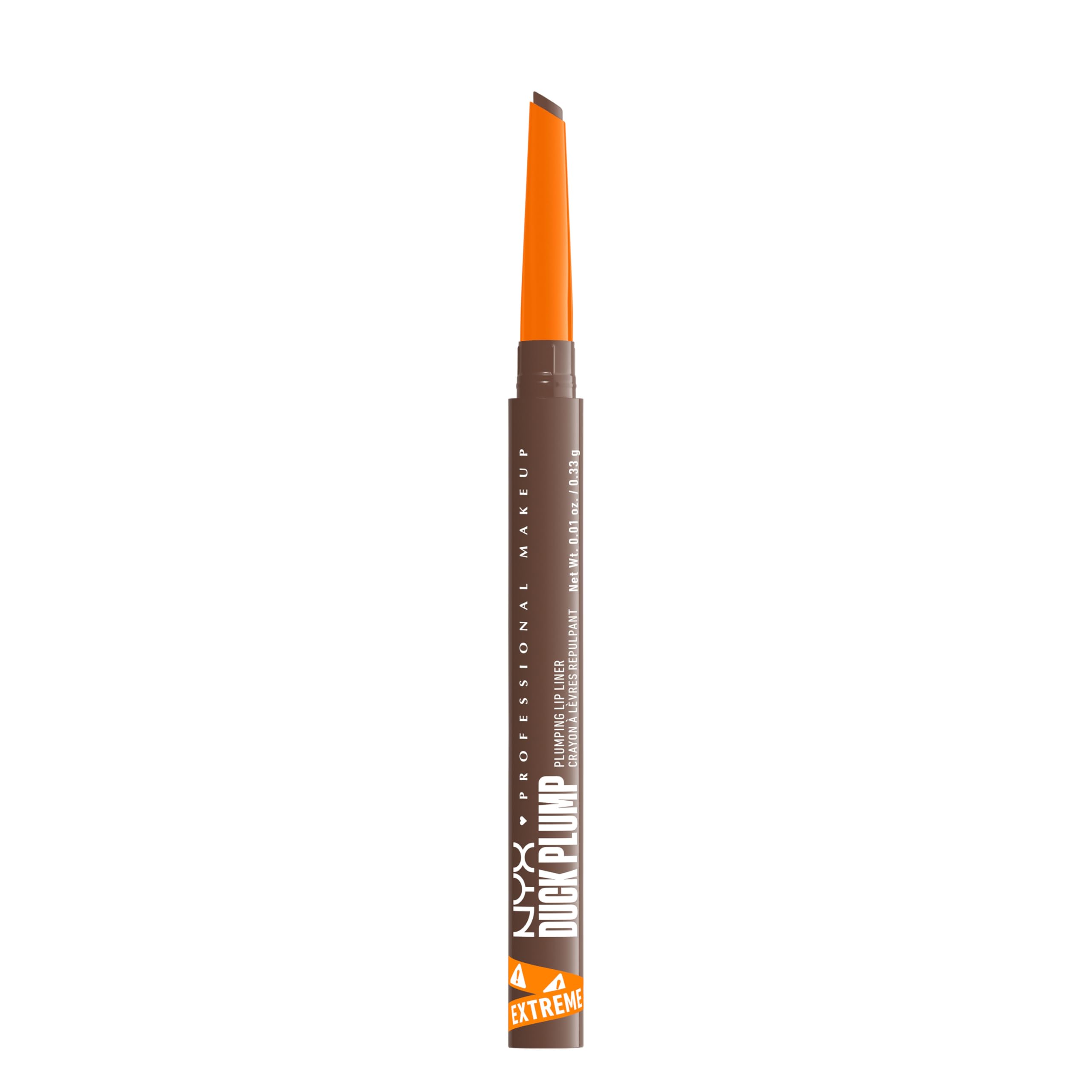 NYX Duck Plump delineador labial taupe para contorno preciso y acabado mate