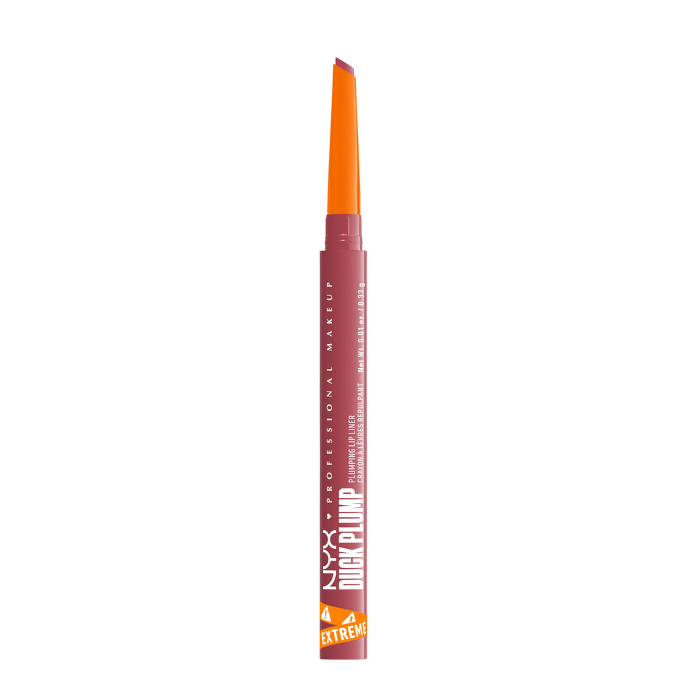 NYX Duck Plump lapiz contorno beso mate para delinear labios con acabado mate.