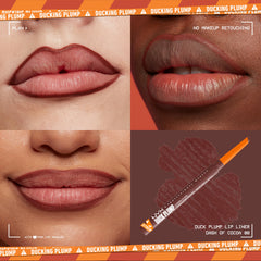 NYX Duck Plump Cocoa: punta dual para delineado preciso y líneas nítidas