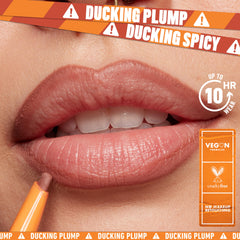 NYX Duck Plump Cocoa: aplicador ergonómico para retoques rápidos y definidos