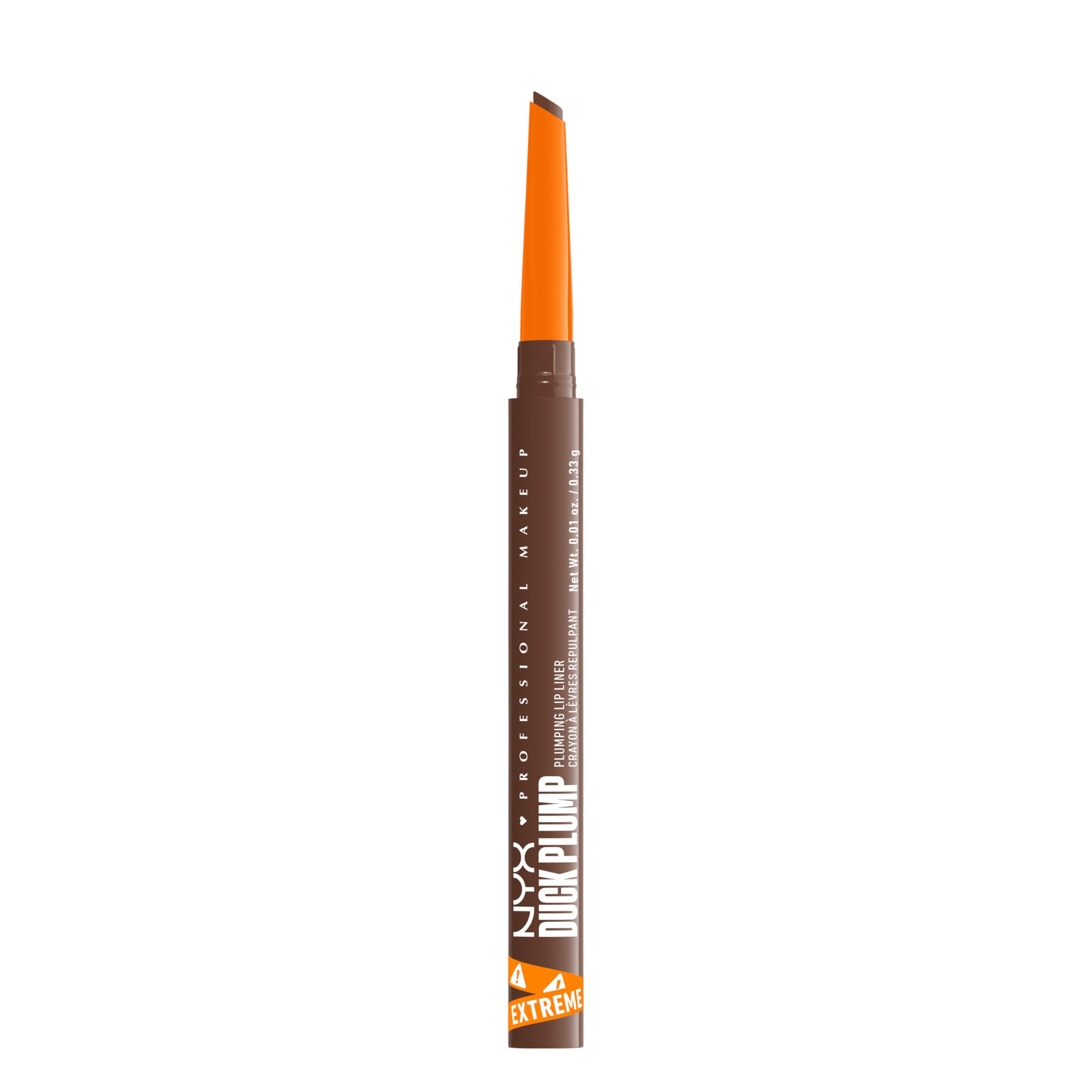 Perfilador labial NYX Duck Plump con punta dual para precisión y definición.