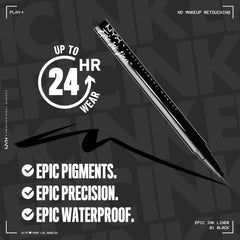 Nyx Epic Ink Liner resistente al agua para uso diario