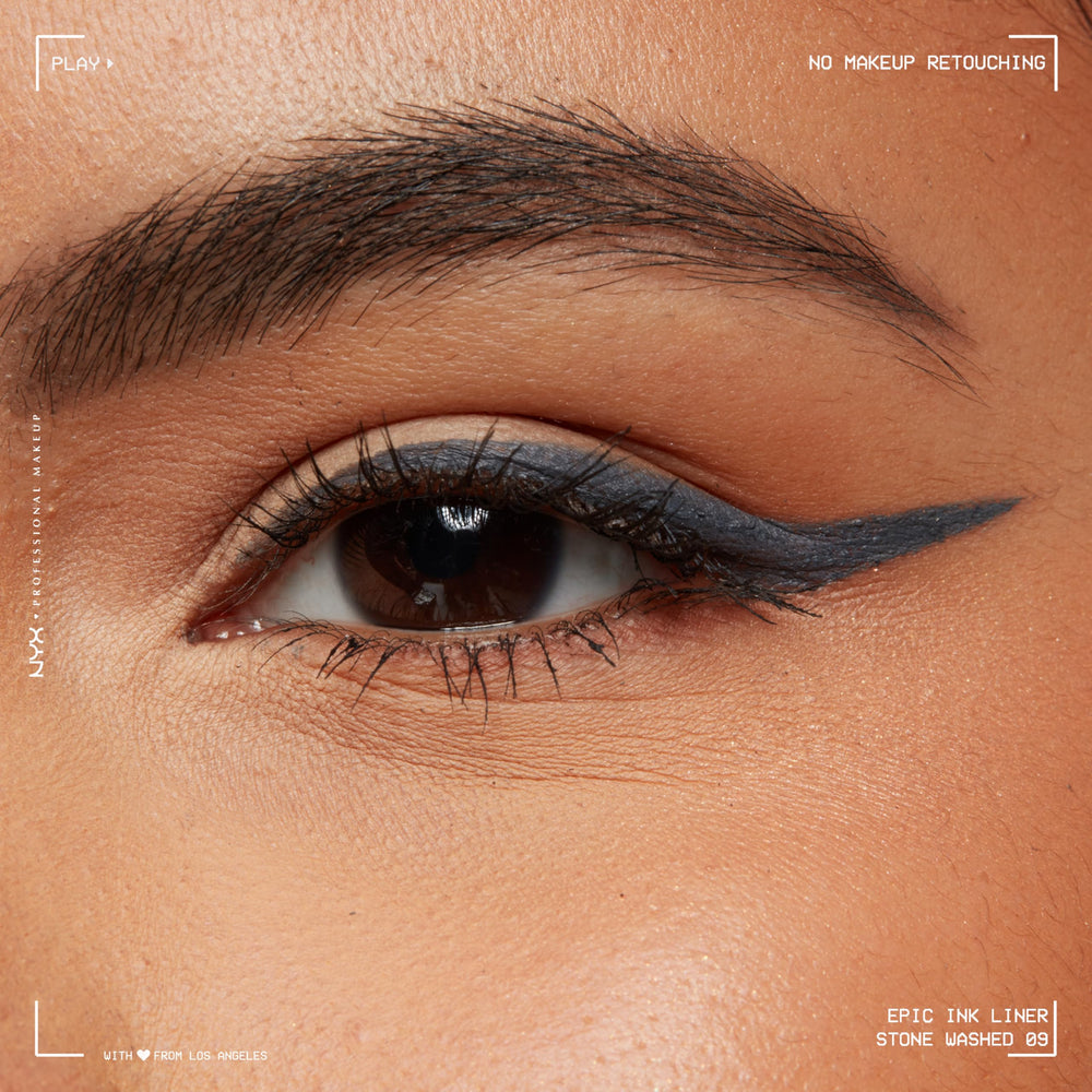 NYX Epic Ink Liner waterproof test demonstrates long-lasting wear