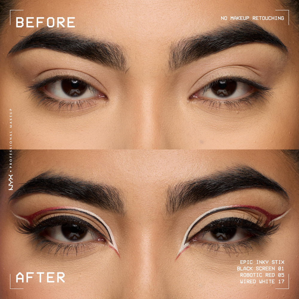 NYX Epic Inky Stix Detalle Definido para Ojos Intensos.