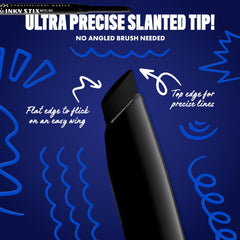 Punta precisa NYX Epic Inky Stix para trazos finos o gruesos.