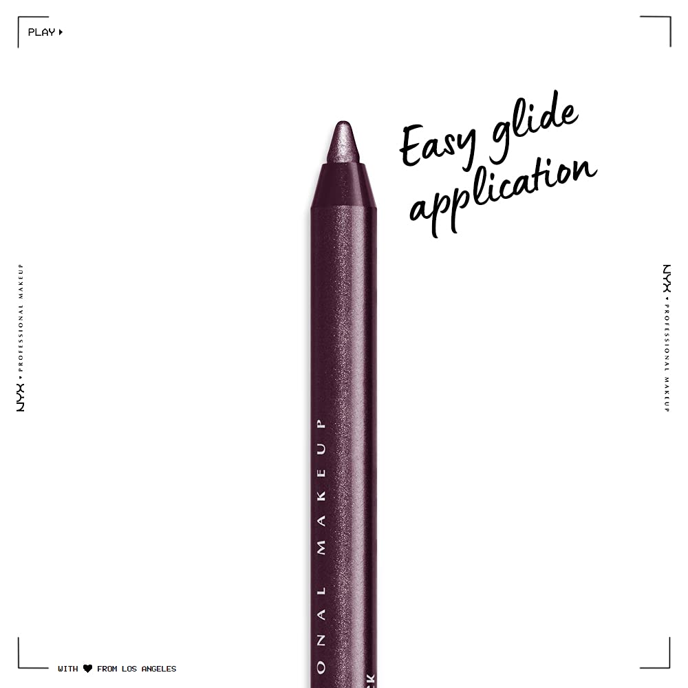 Aplicación suave y precisa del delineador Epic Wear Berry Goth para ojos definidos