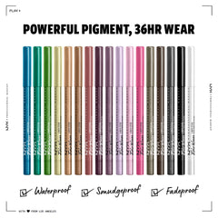 Delineador Epic Wear Berry Goth acabado mate para looks definidores