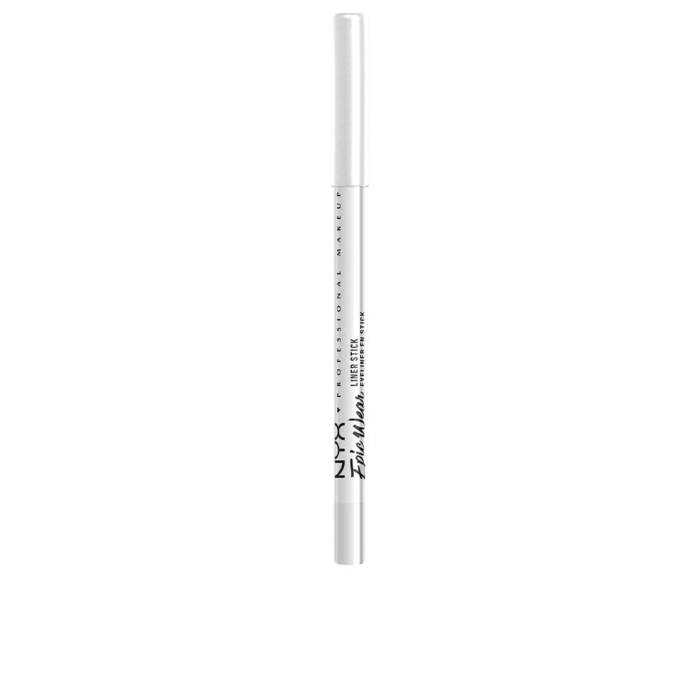 NYX Epic Wear Liner Stick blanco puro, delineado duradero para ojos definidos.