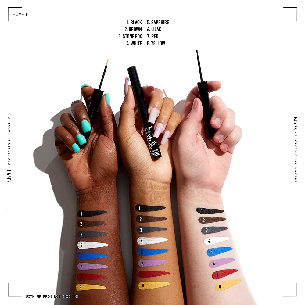 NYX Epic Wear Liquid Liner resistente al sudor, ideal para climas cálidos.
