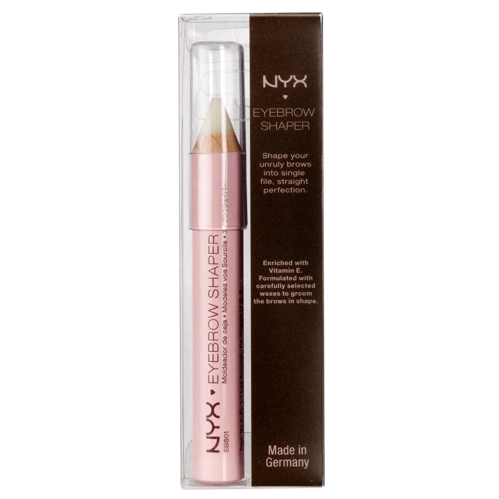 NYX Eye Brow Shaper Wax application demonstrates precise shaping with a smooth glide.