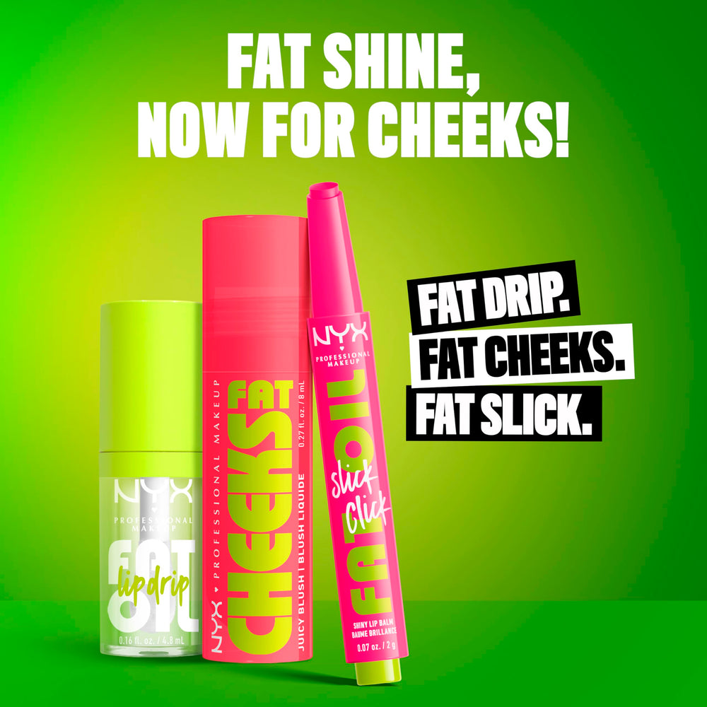 NYX Fat Cheeks Liquid Blush packaging is portable and cruelty-free.