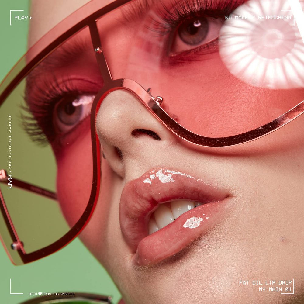 Brillo resplandeciente de Fat Oil Lip Drip para un look luminoso.