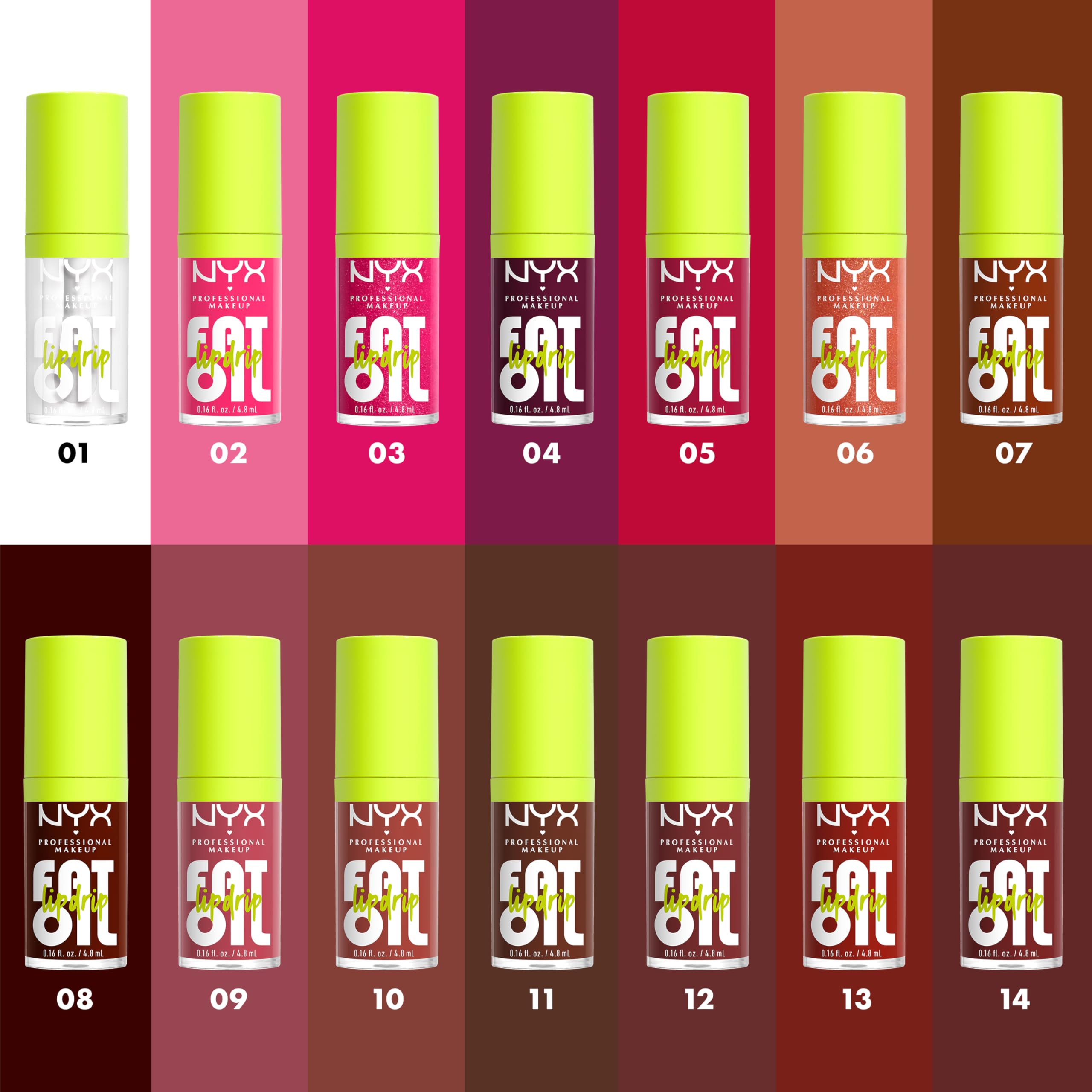 NYX Fat Oil Lip Drip ofrece 12 horas de hidratación para labios cómodos.