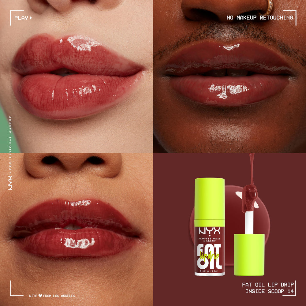 NYX Fat Oil Lip Drip hidratación-12h para labios nutridos