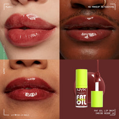 NYX Fat Oil Lip Drip hidratación-12h para labios nutridos