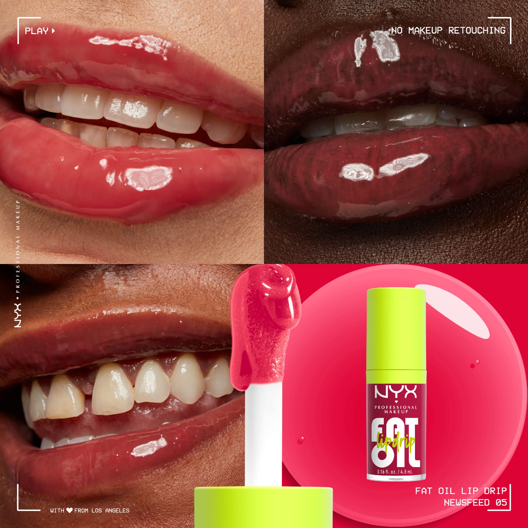Textura hidratante de Fat Oil Lip Drip para labios suaves durante todo el día