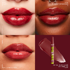 NYX Fat Oil Slick Click: hidratación de hasta 12 horas con aceites nutritivos.
