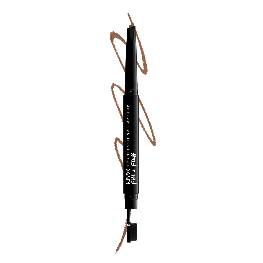 NYX: punta en lágrima para trazar cejas precisas.