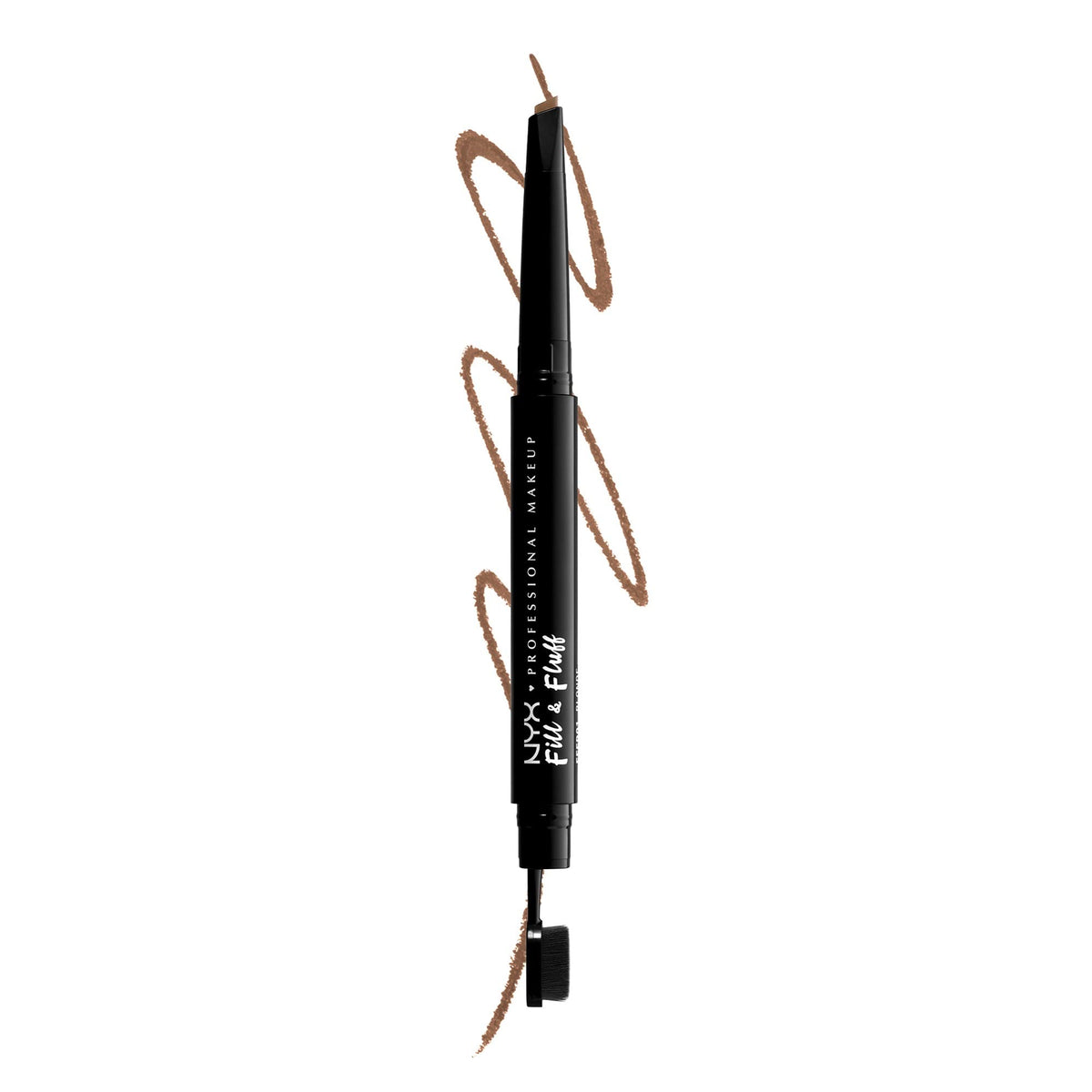 NYX: punta en lágrima para trazar cejas precisas.