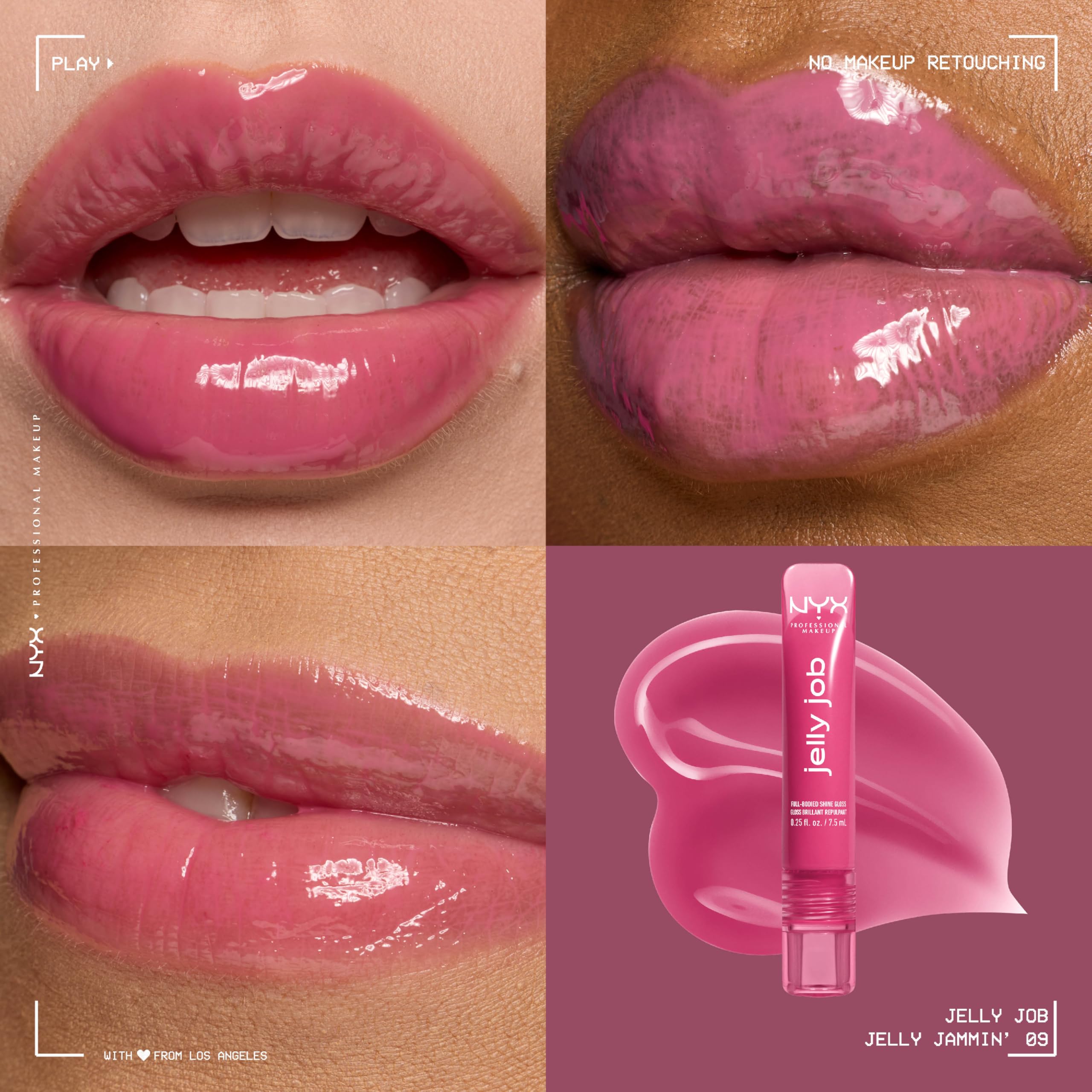 Aplicador de Jelly Job para una aplicación precisa en labios