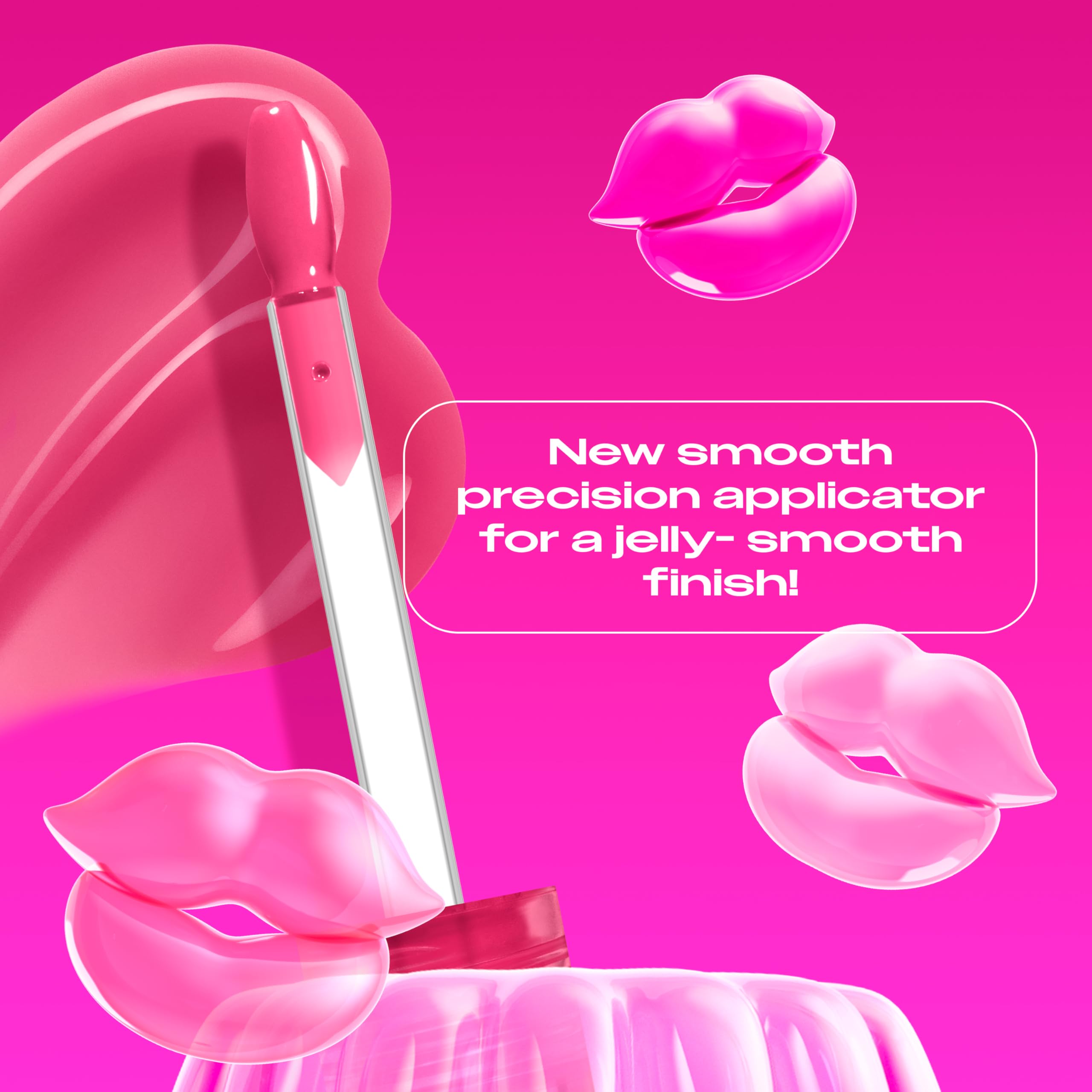 Acabado vidrioso de Jelly Job en labios