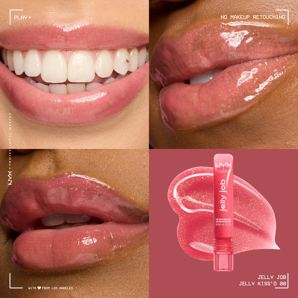 NYX Jelly Job Lip Gloss con aplicador preciso suave