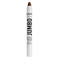 NYX Jumbo Eye Pencil Frappe swatch shows creamy pigment for versatile eye looks.