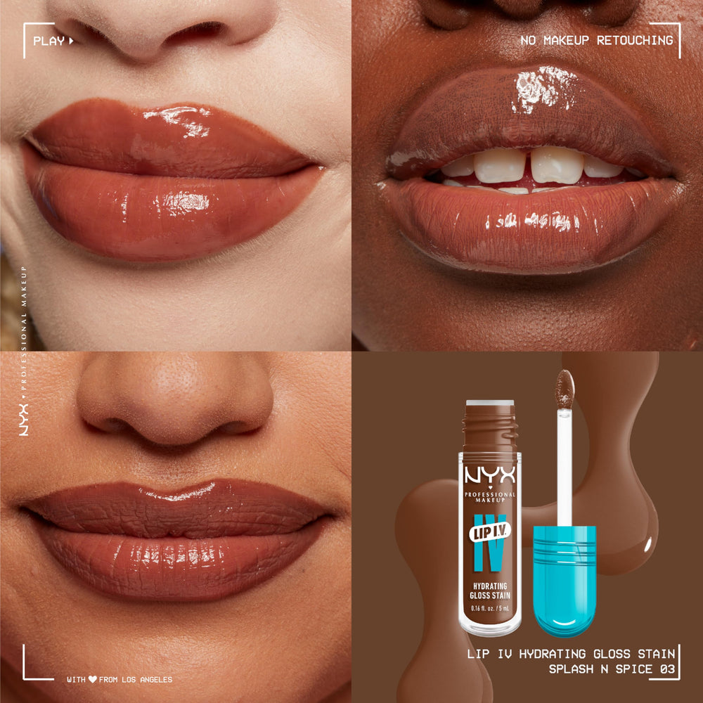 Textura ligera de Lip IV ofrece tinte natural en labios