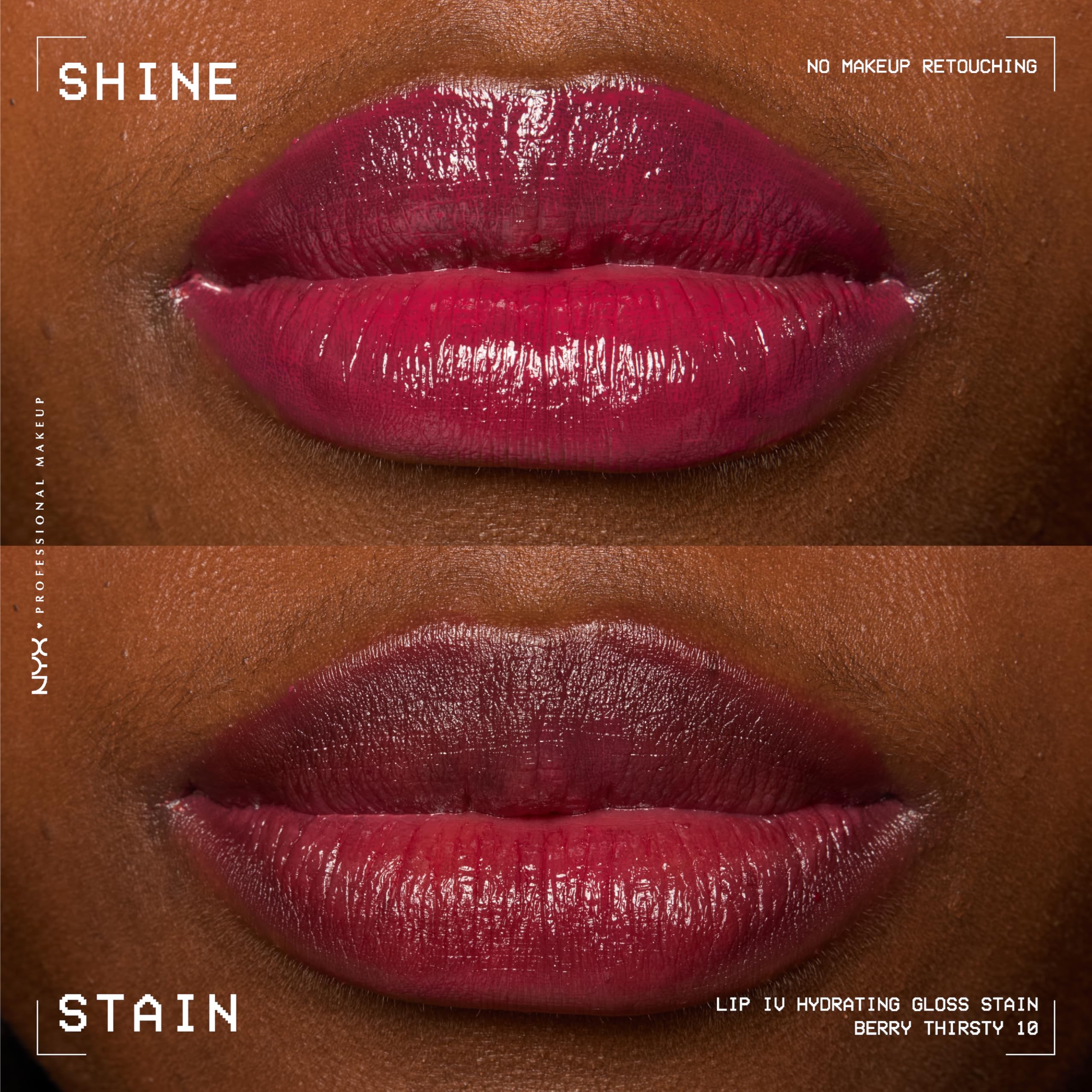 NYX Lip IV: pigmentos ligeros para color intenso sin peso.