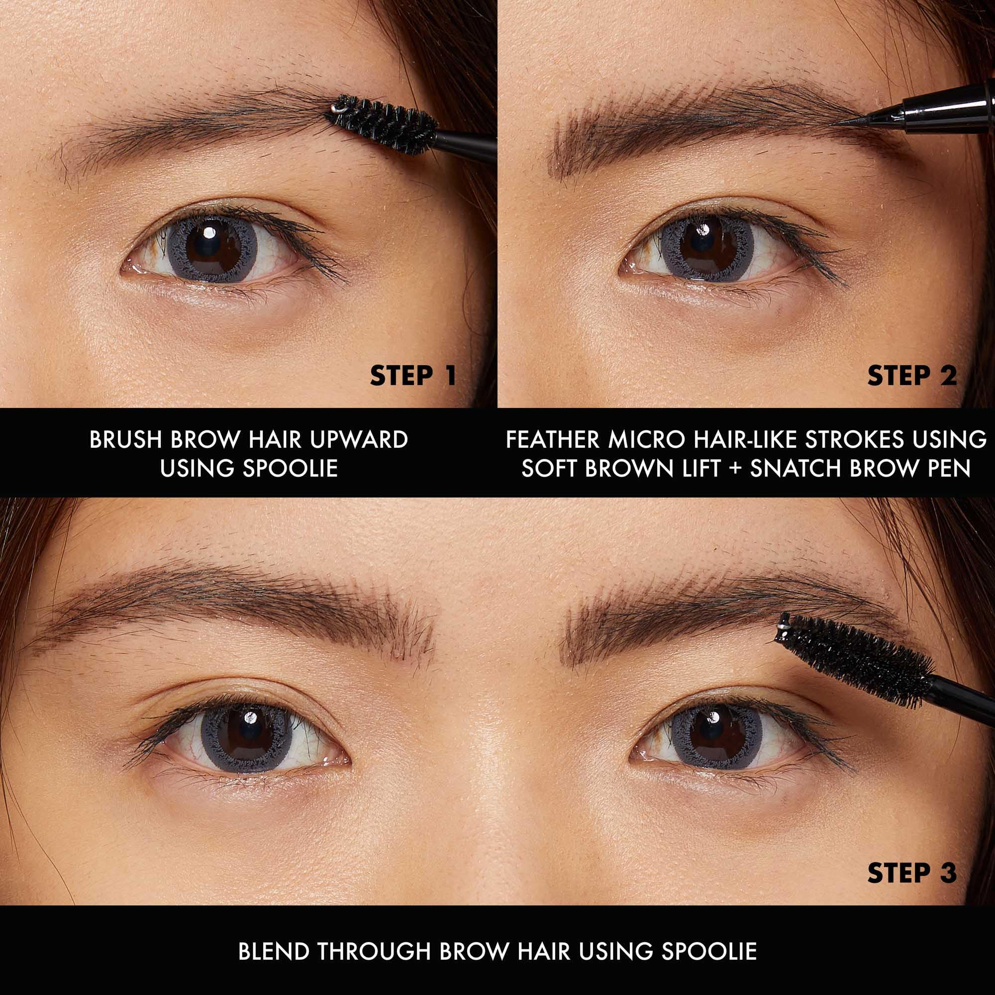 nyx lift & snatch aplicación vertical para levantar cejas