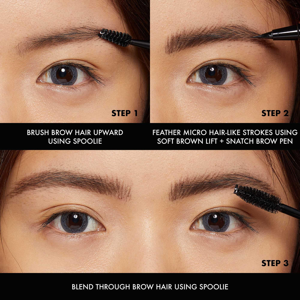 nyx lift & snatch aplicación vertical para levantar cejas