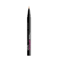 nyx lift & snatch pluma-tinta para cejas en marrón suave con definición precisa