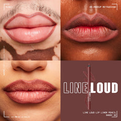 NYX Line Loud Lip Pencil Sassy tono neutro 01, delineado preciso.