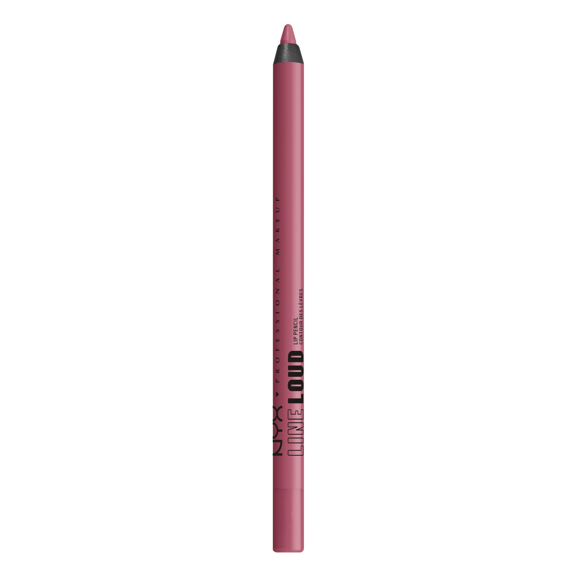 NYX Line Loud Lip Pencil Trophy Life creates bold mauve pout with smooth transfer-resistant color.
