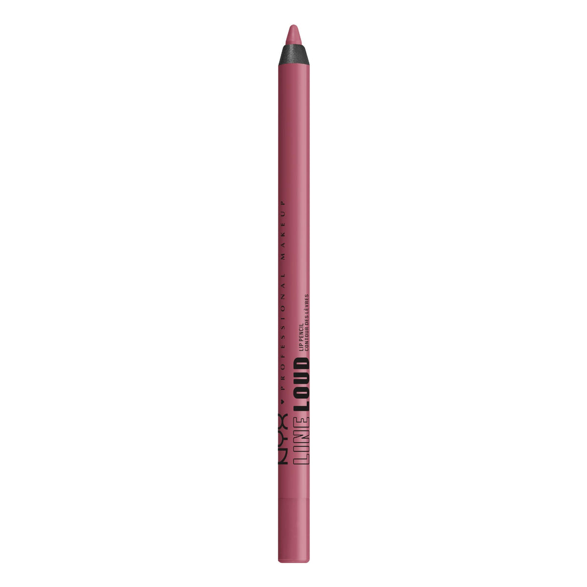 NYX Line Loud Lip Pencil Trophy Life creates bold mauve pout with smooth transfer-resistant color.