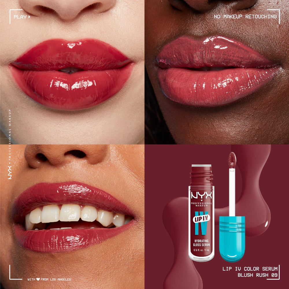 NYX Lip IV: aplicador suave ofrece aplicación uniforme y brillo intenso