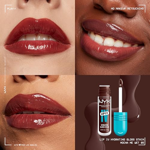 NYX Lip IV brillo humedo instantaneo para un aspecto fresco