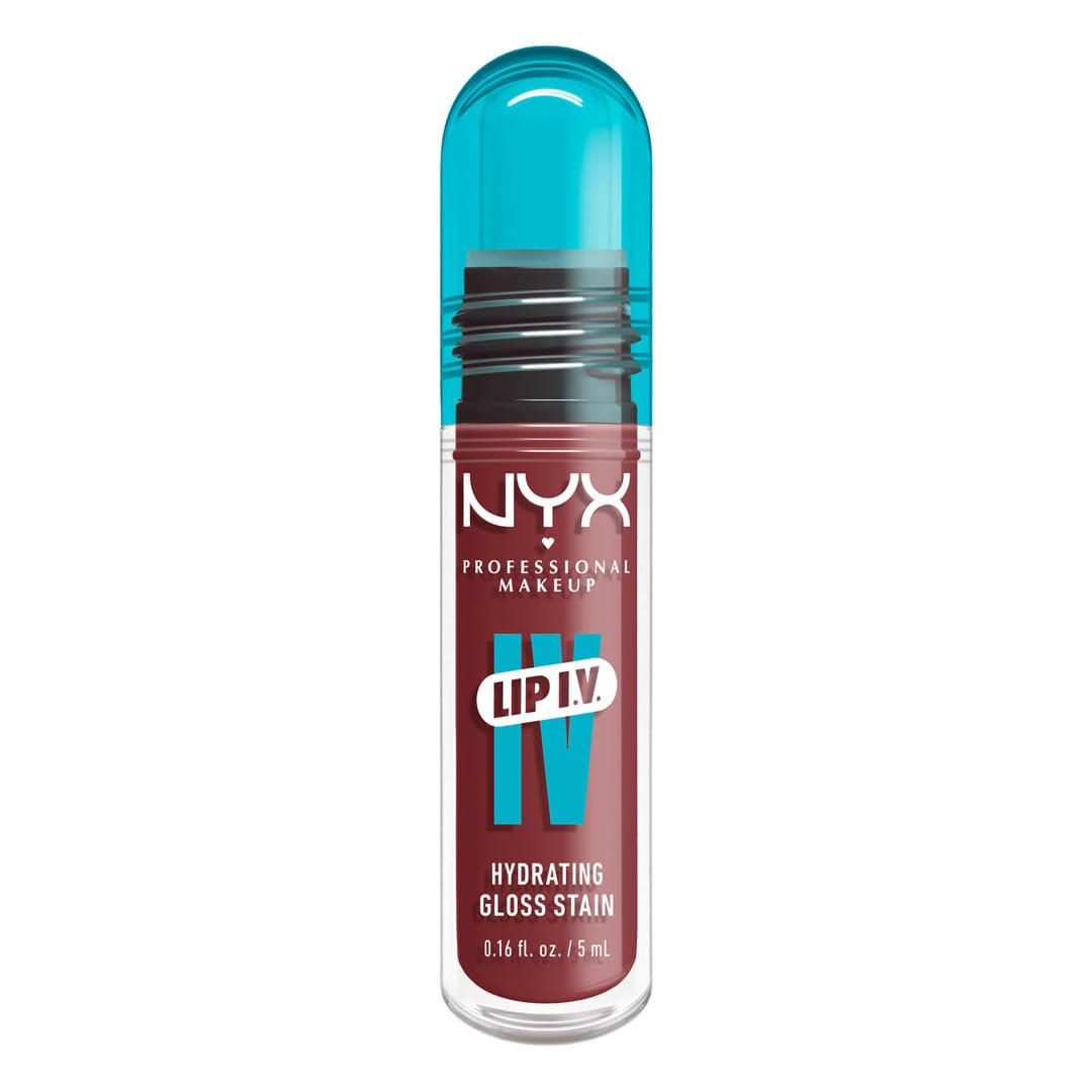 NYX Lip IV Hidratante Color Natural Hydra Honey Marrón, resultado suave y natural