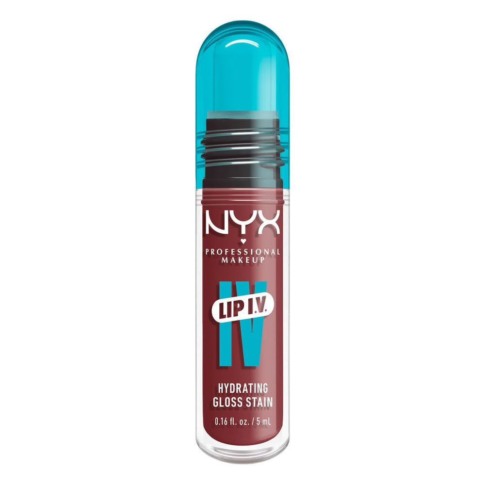 NYX Lip IV Hidratante Color Natural Hydra Honey Marrón, resultado suave y natural